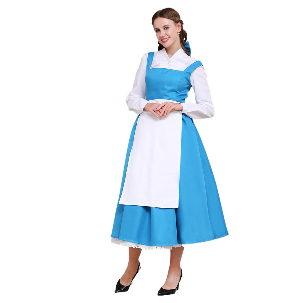 Costume Cosplay Belle - La Belle et la Bête | Robe Princesse Disney pour Halloween et Événements