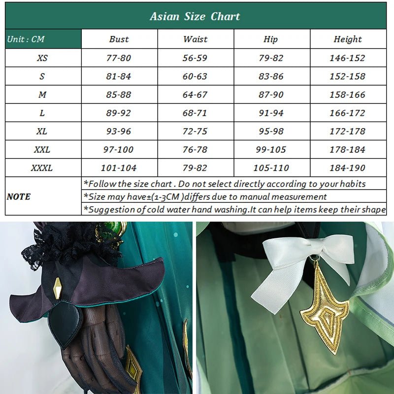 Costume Cosplay Emilie de Genshin Impact - Designer de Parfum - Costume Femme pour Halloween et Jeu de Rôle