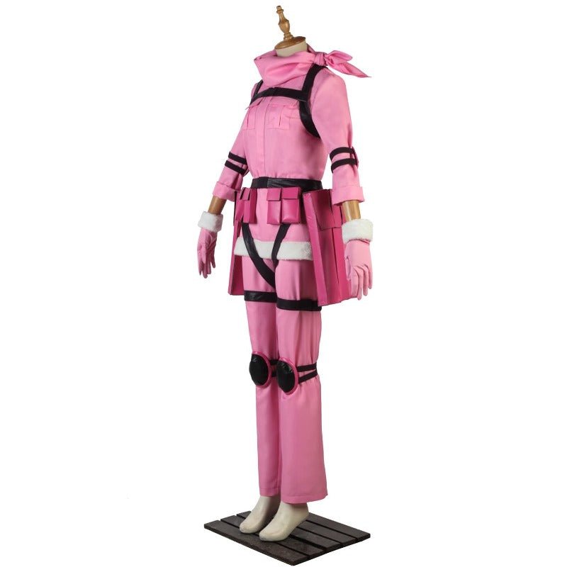 Costume Cosplay LLENN Sword Art Online GGO - Uniforme Rose Sur Mesure