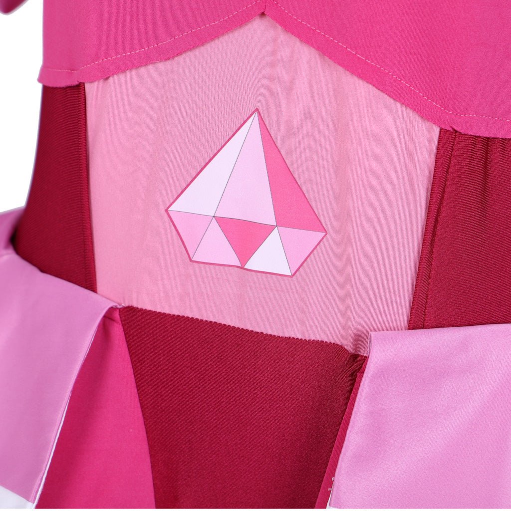 Costume Cosplay Spinel Gem de Steven Universe - Robe Rose avec Gants et Chaussettes
