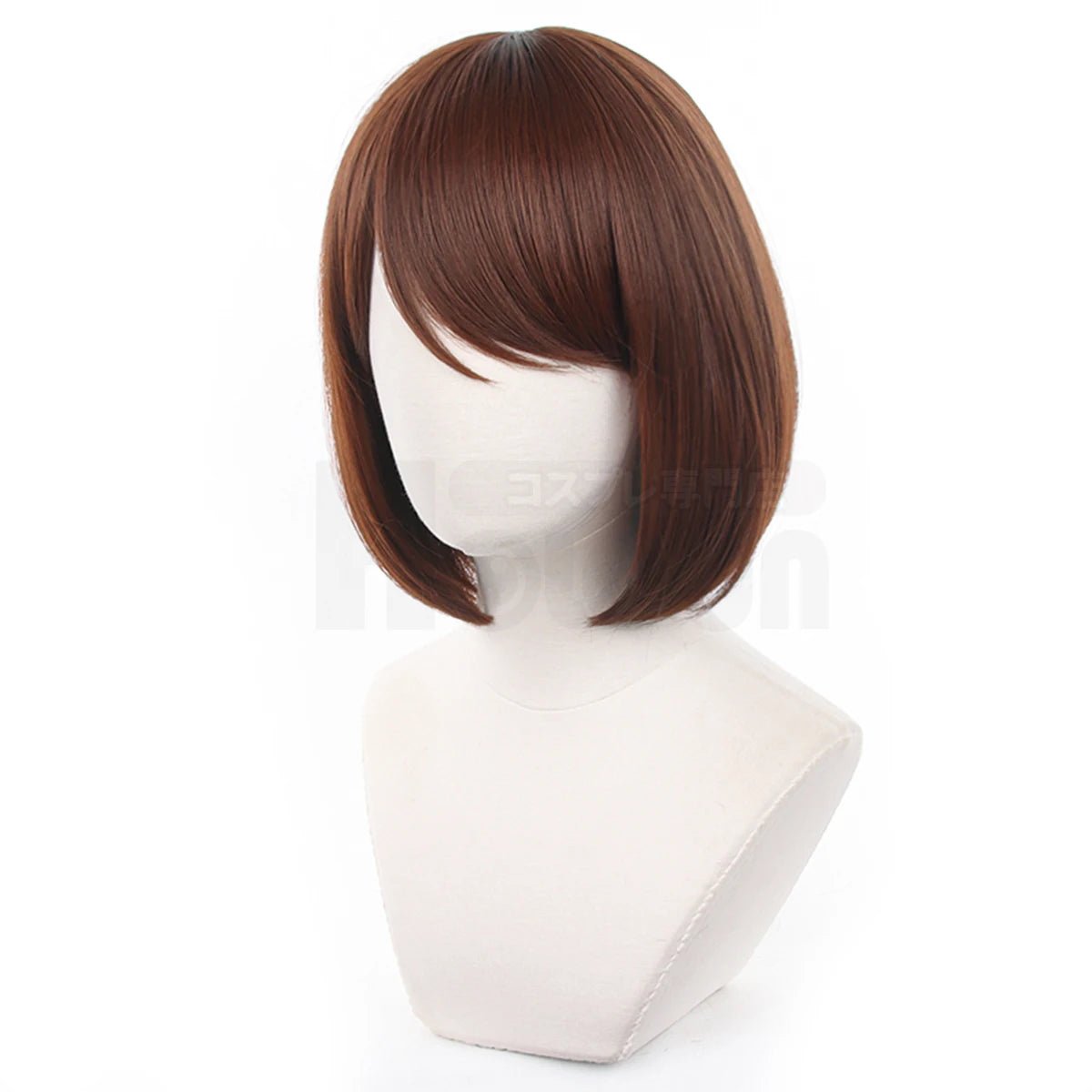 Perruque Cosplay Shoko Ieiri Jujutsu Kaisen en Fibre Synthétique Résistante à la Chaleur Taille Ajustable pour Halloween Noël Fêtes