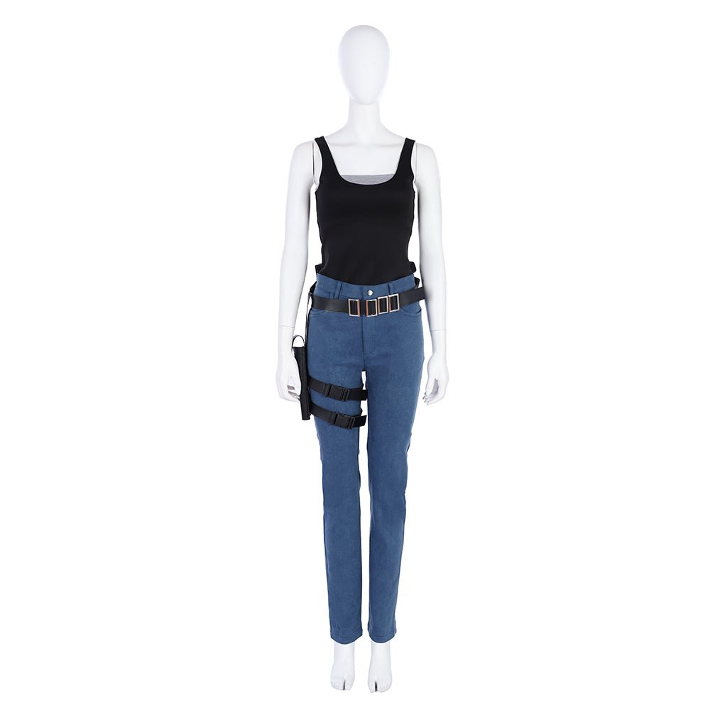 Costume Cosplay Claire Redfield Resident Evil 2 Remake - Tenue de Jeu de Haute Qualité