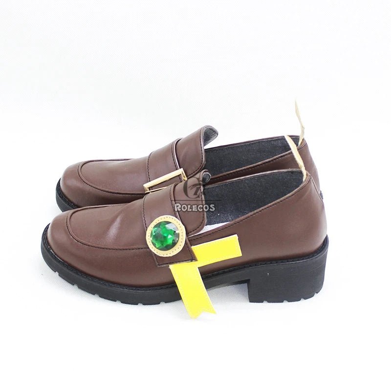 Chaussures Cosplay Venti Genshin Impact Barbatos en Cuir Hautes Talons pour Cosplay Halloween