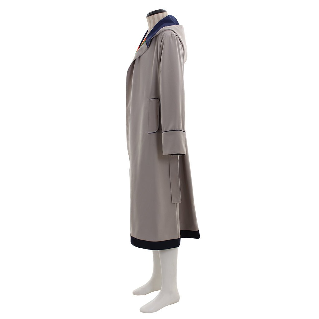 Manteau de Cosplay de la Treizième Docteure - Trenchcoat Ceinturé Ajusté