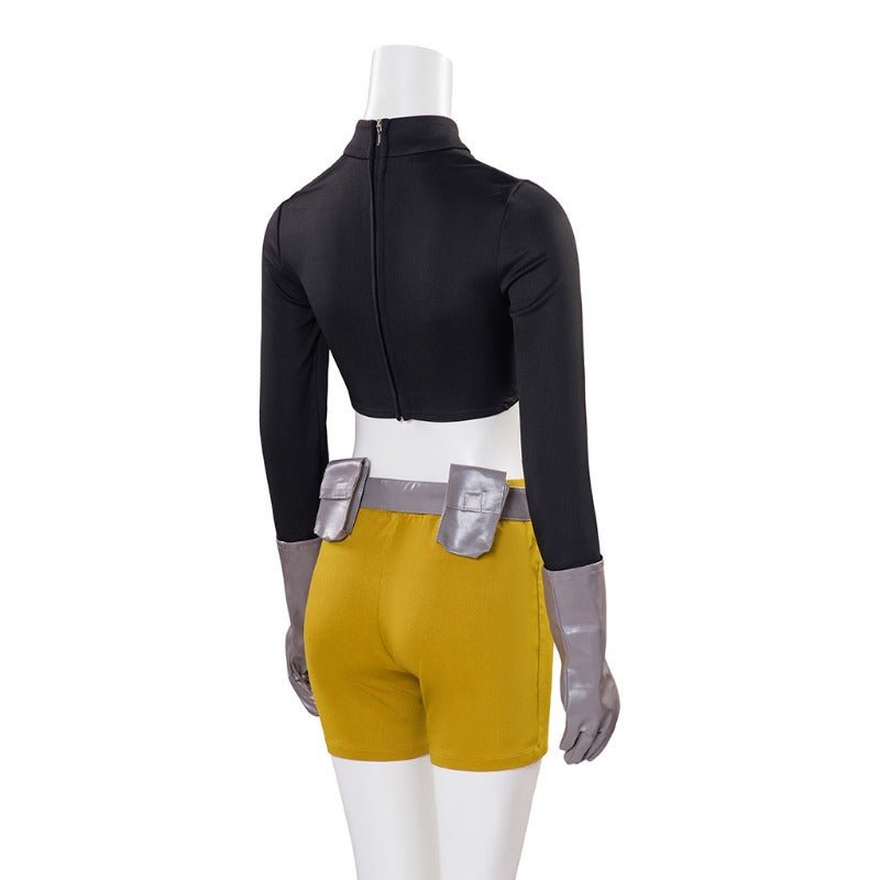 Costume Cosplay Terra Teen Titans pour Filles - Costume de Super Héroïne pour Halloween