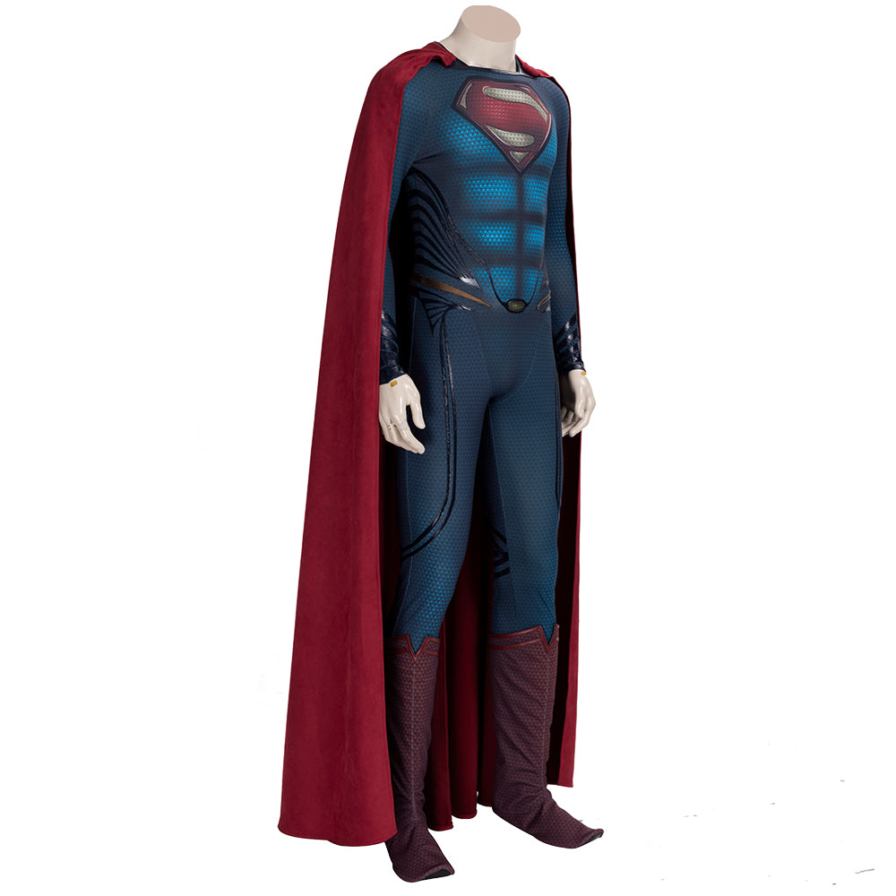 Costume Cosplay Superman Man of Steel 2 - Réplique de Film de Qualité Supérieure