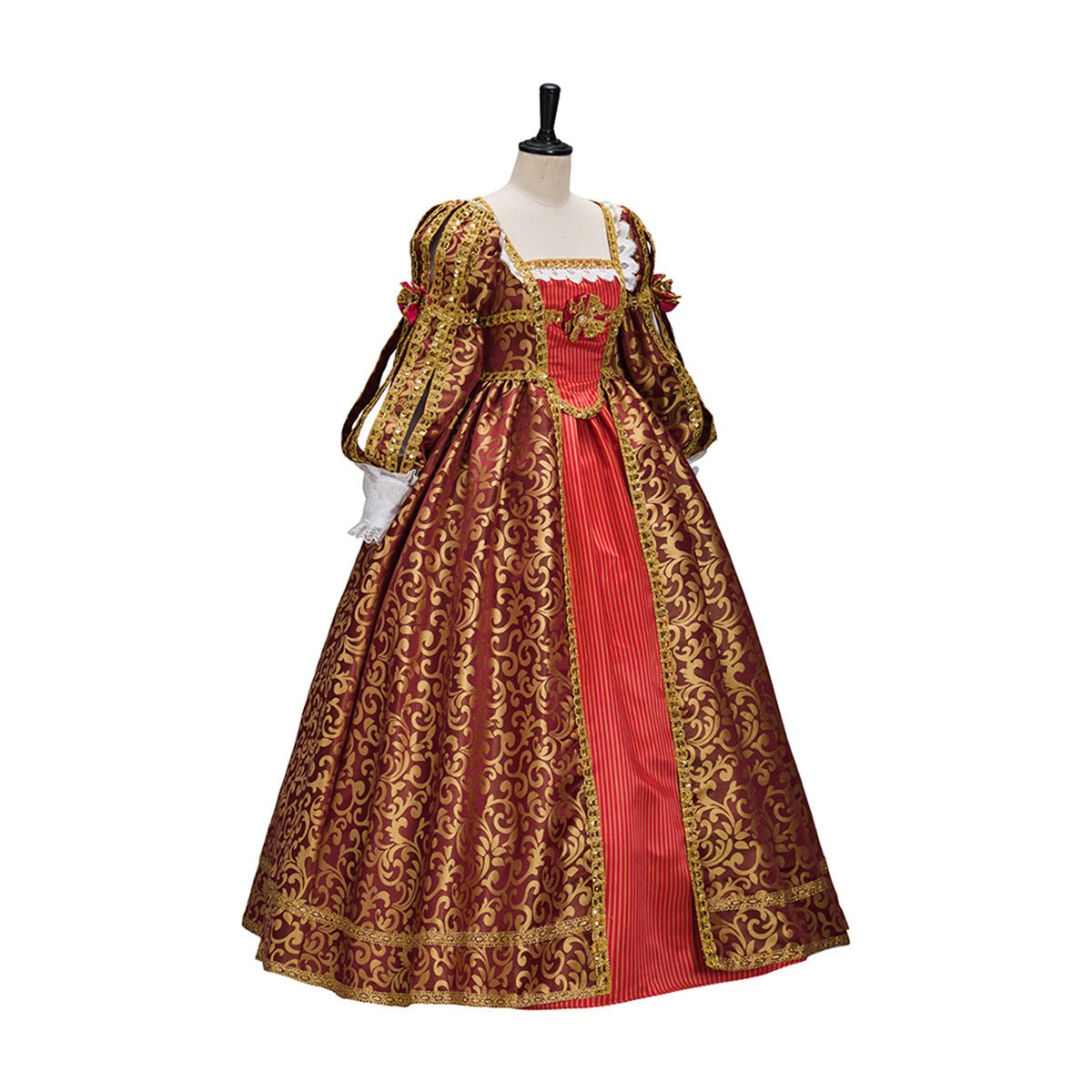 Cape à Capuche Noble Dame Royale Costume Cosplay – Robe de Fantaisie Élégante pour Enthousiastes du Cosplay