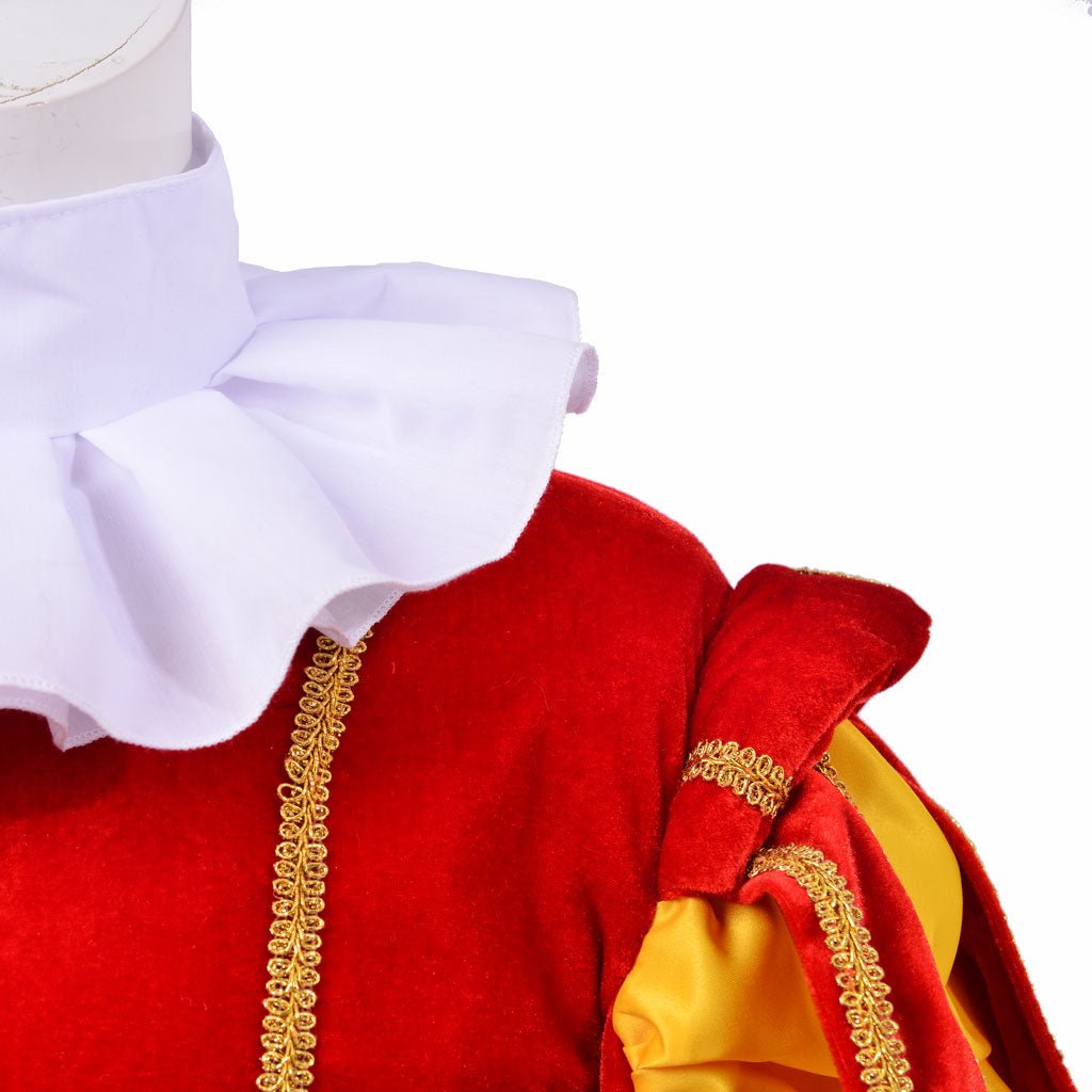 Costume de Cosplay Renaissance Tudor pour Homme - Costume de Roi de l'Ère Elizabethain avec Chapeau | L'AniMirage Série Médiévale