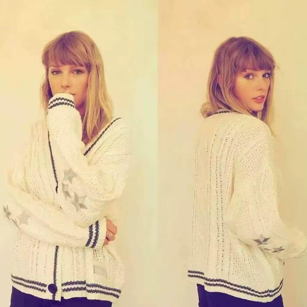 Cardigan en Laine Inspiré de Taylor Swift | Pull de Noël Confortable pour Femmes