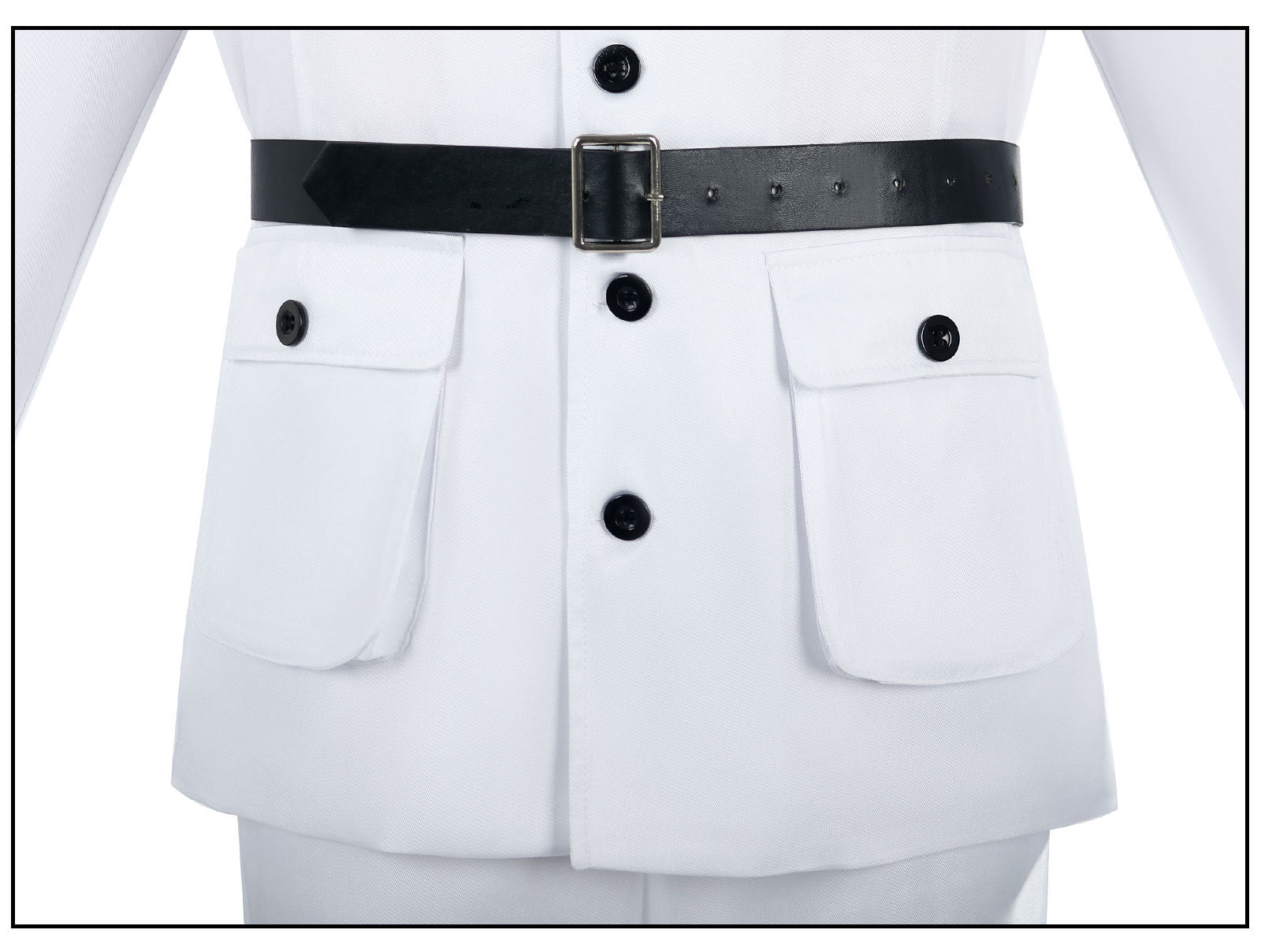 Costume Cosplay Histoire de Fantôme de la Septième Nuit - Ensemble Costume Heibai Wuchang Noir et Blanc