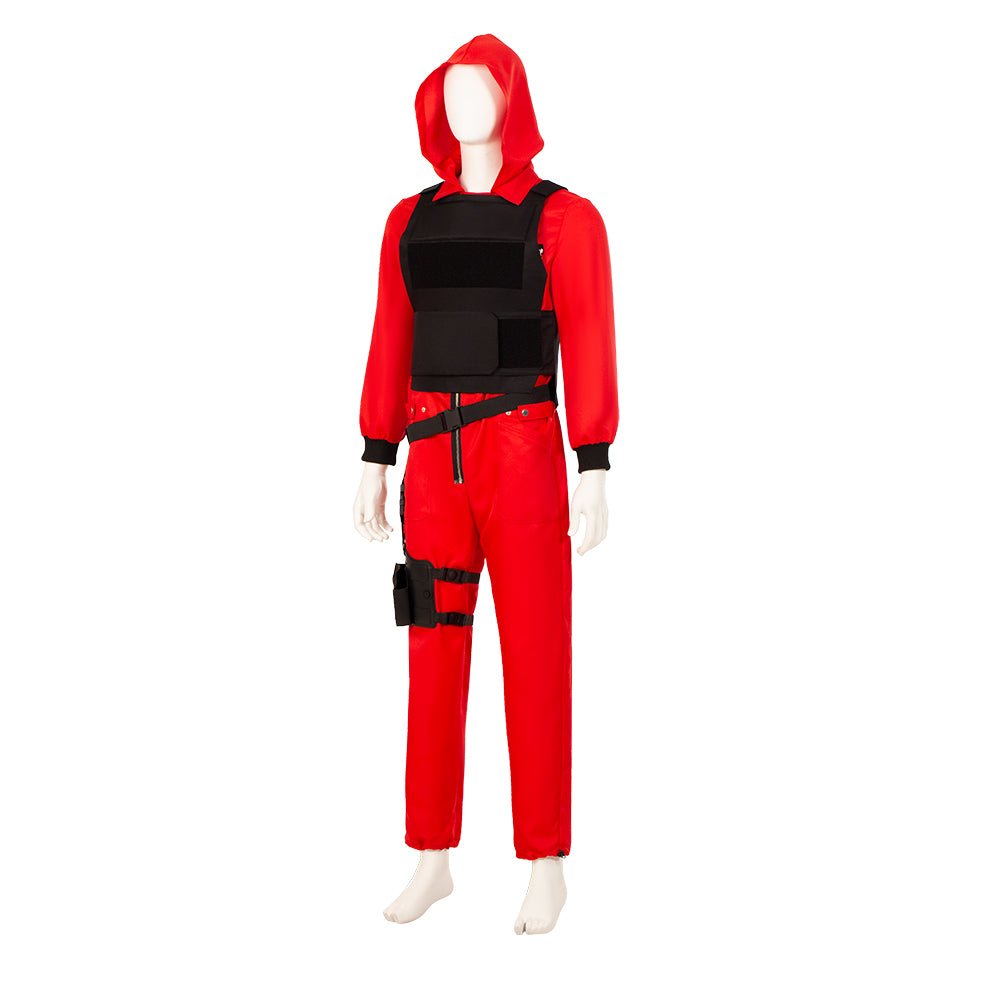 Costume Cosplay Équipe Dali Saison 5 Paper Money Heist - Tenue de Performance pour Halloween Homme et Femme