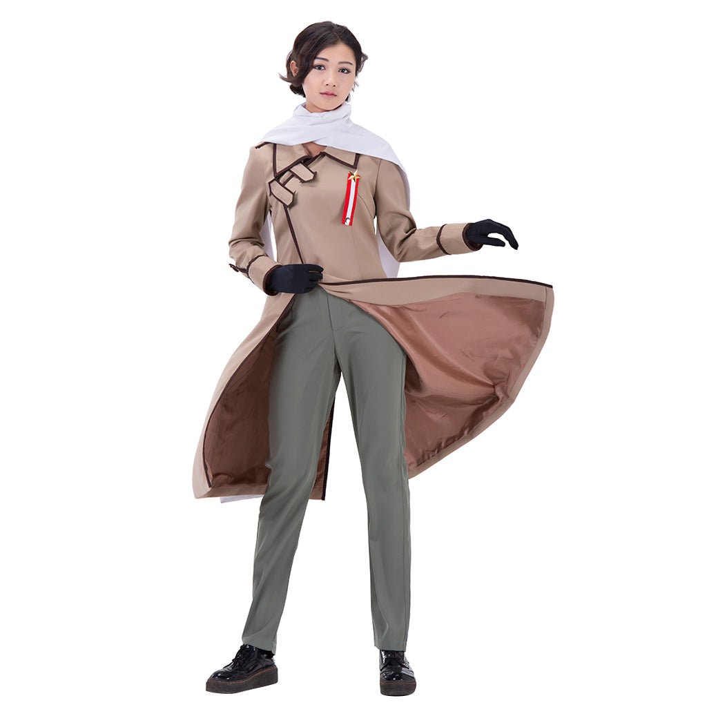 Manteau en Coton Gris Ivan Braginski Puissances de l'Axe Hetalia