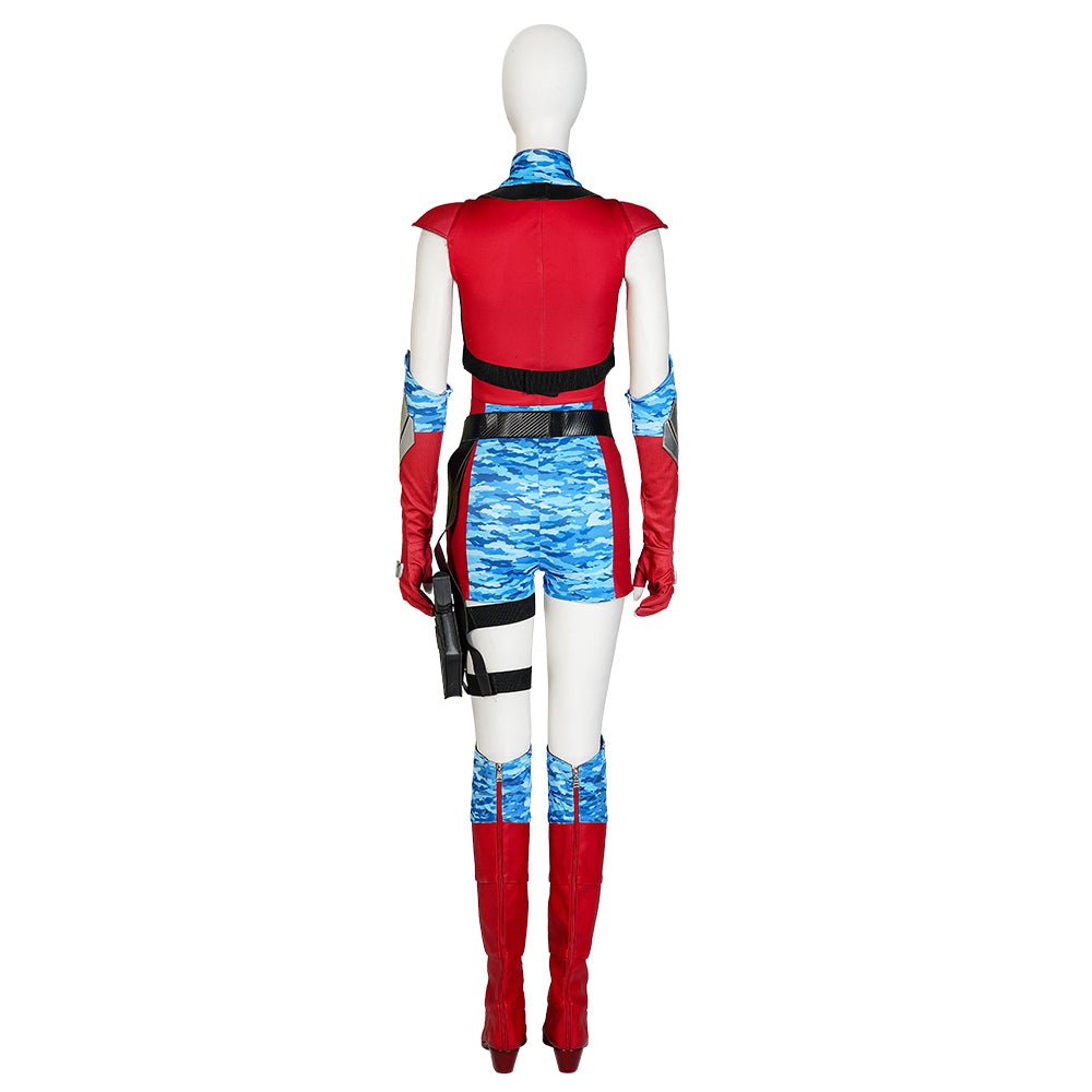 Costume Cosplay The Boys Firecracker pour Femmes - Combinaison, Chaussures et Accessoires