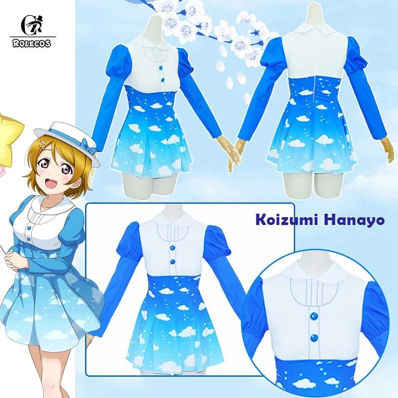 Costume Cosplay Lovelive Sky Maki Rin Nico Umi Cosplay Love Live Eli Kotori Hanayo Nozomi Robe Lolita
