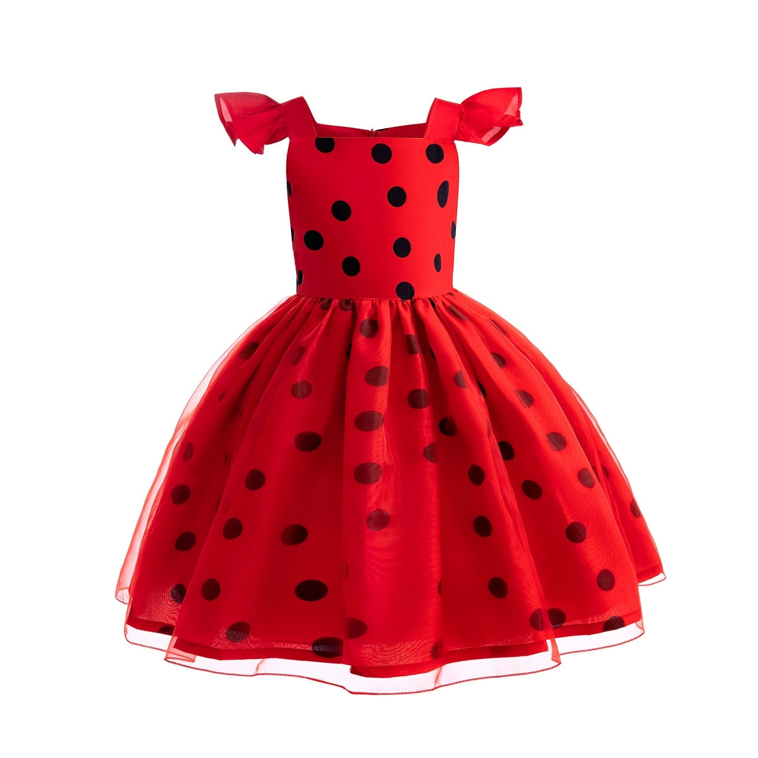 Costume Coccinelle pour Enfants - Robe de Cosplay Inspirée de Miraculous