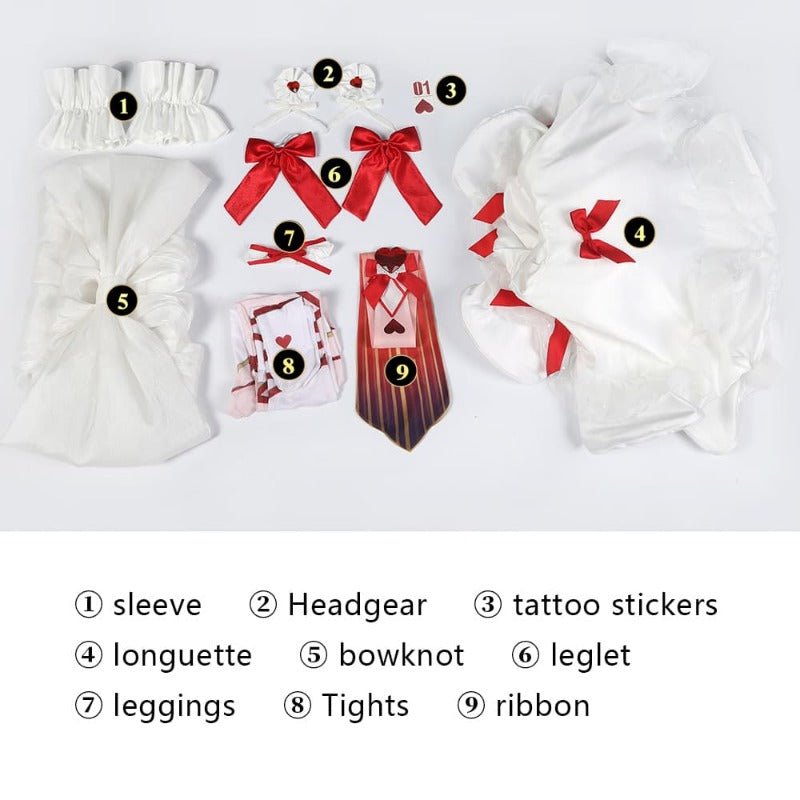 Costume Cosplay Miku Ange Mignon Halloween Robe Jardin d'Eden Uniforme Anime