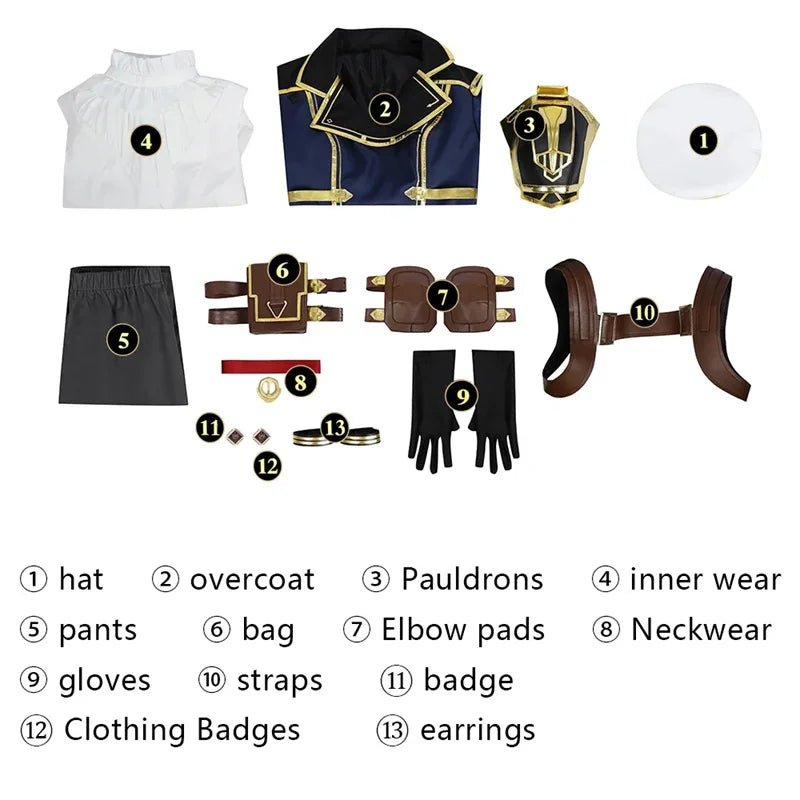 Costume Cosplay Caitlyn Kiramman pour Femmes - Ensemble Complet pour Halloween et Carnaval