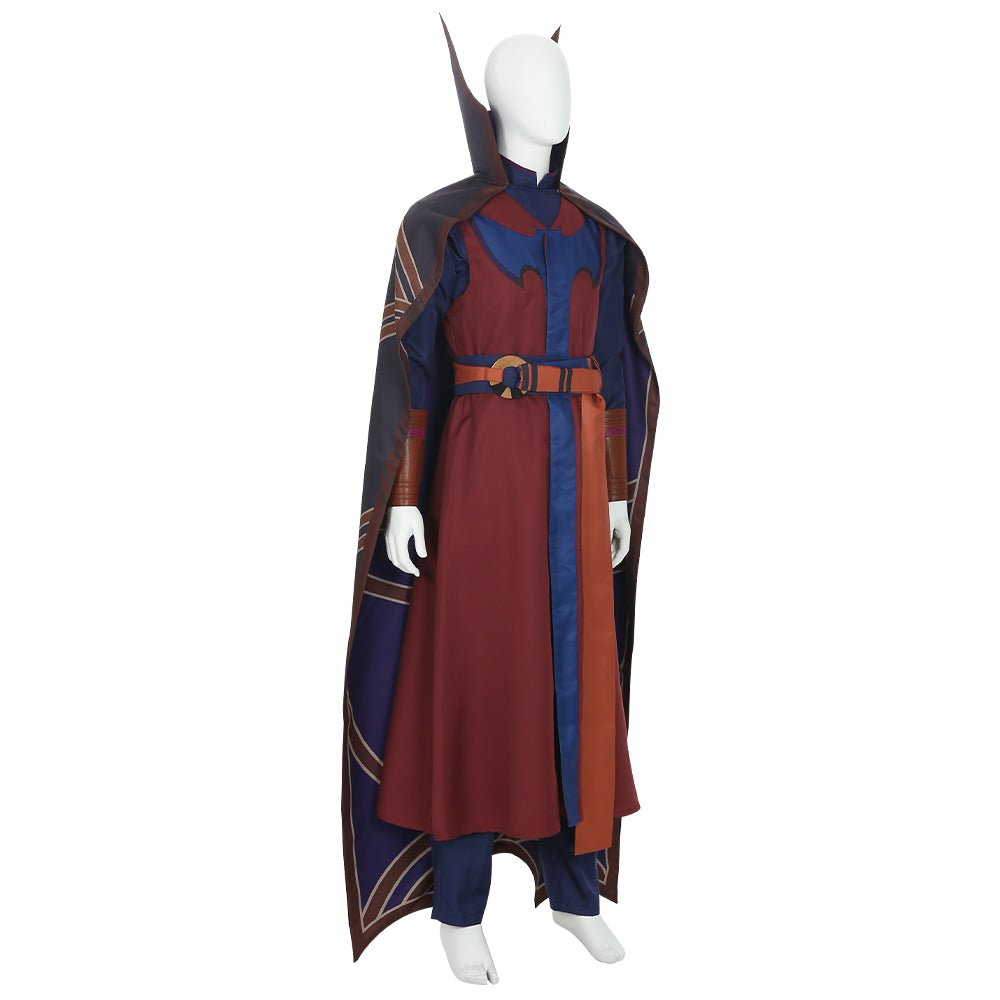 Costume Cosplay Sourire Hero Steve pour Halloween, Inspiré du Docteur Strange pour Adultes et Enfants
