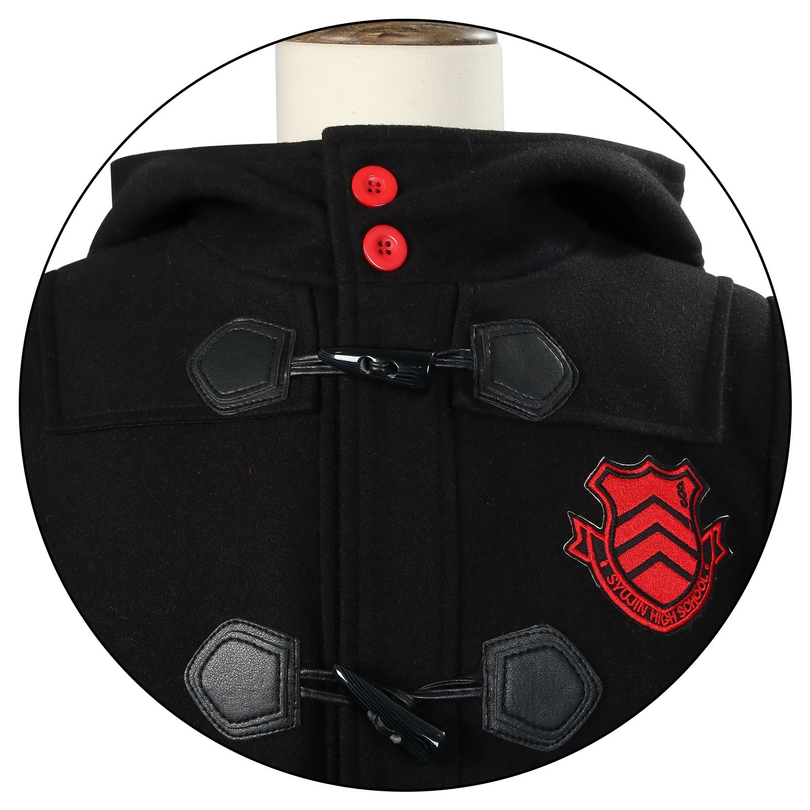 Costume Cosplay Hiver Persona 5 Ren Amamiya Manteau en Laine Authentique