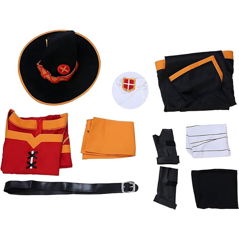 Costume Cosplay Megumin de KonoSuba: La Bénédiction de Dieu sur ce Monde Merveilleux!
