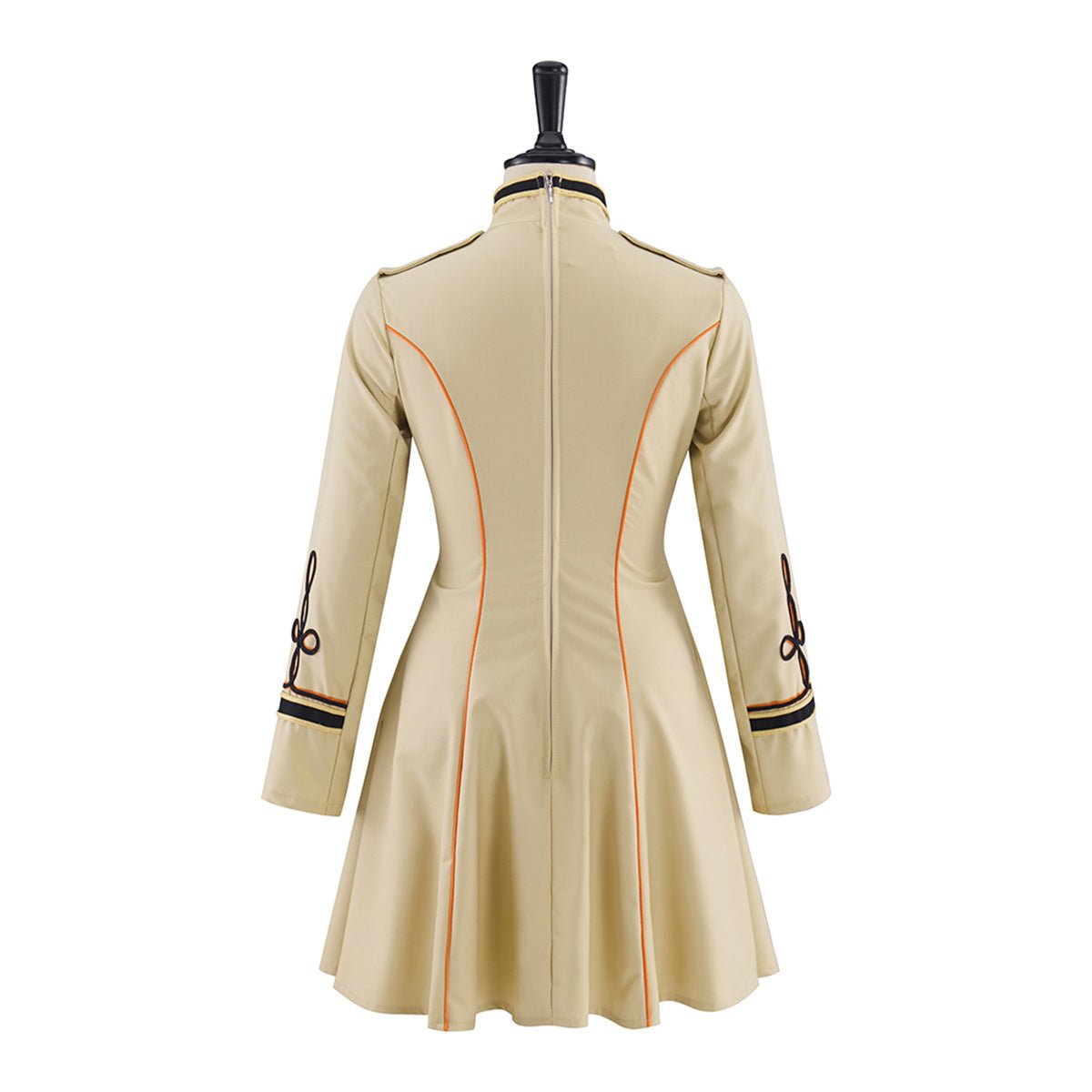Manteau Militaire Beige Longueur Moyenne – Costume Cosplay Médiéval