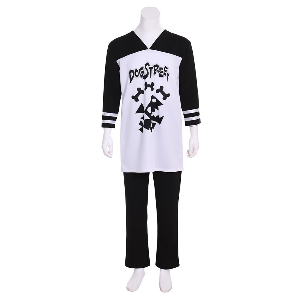 Costume Cosplay Game Pence pour Hommes - Haut et Pantalon avec Accessoire de Cou - Fête Halloween Carnaval Comic Con