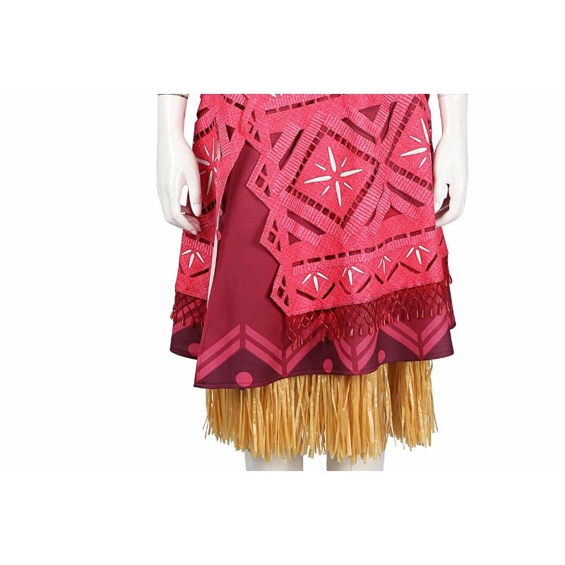 Ensemble Cosplay Moana 2 pour Femmes - Costume de Spectacle pour Romance Océanique