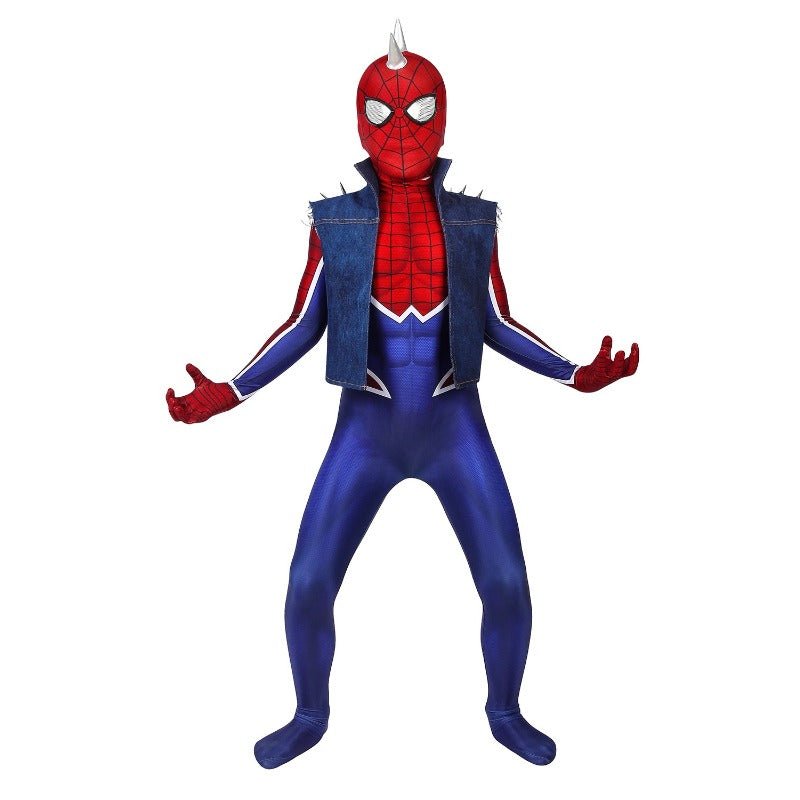 Costume Cosplay Spider-Man Punk pour Enfants - Déguisement Super Héros