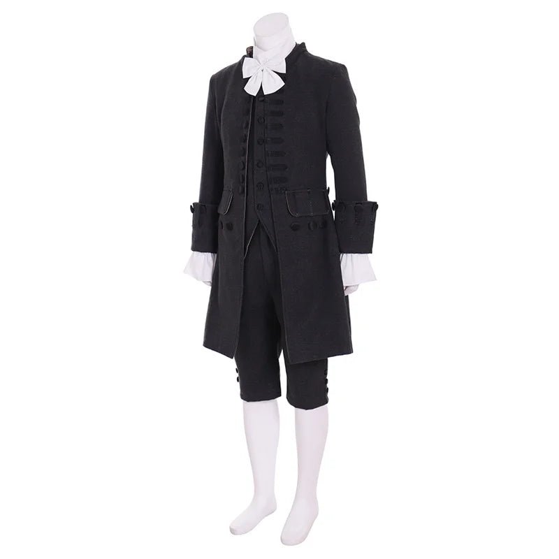 Costume d'uniforme colonial du 18e siècle pour homme - Costume rétro victorien rococo régence | Tenue de cosplay sur mesure