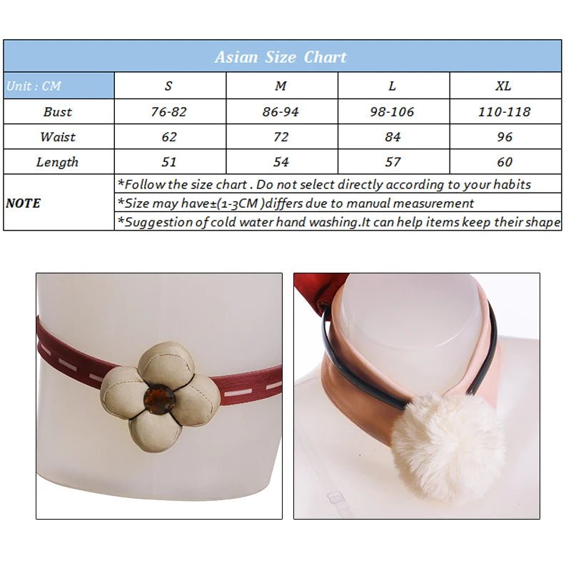 Costume Cosplay Klee Fille Lapin Noël Genshin Impact - Ensemble Complet