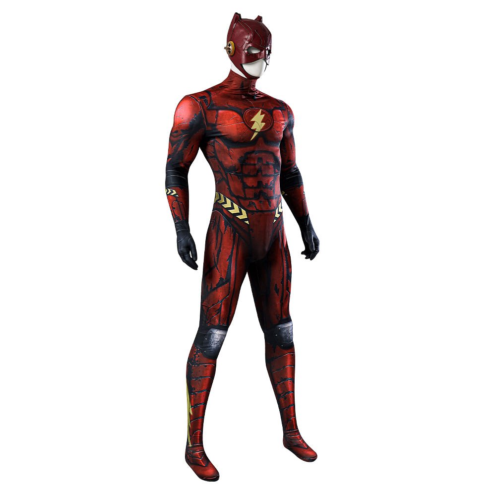 Combinaison Zentai The Flash avec Cagoule - Costume Cosplay Homme