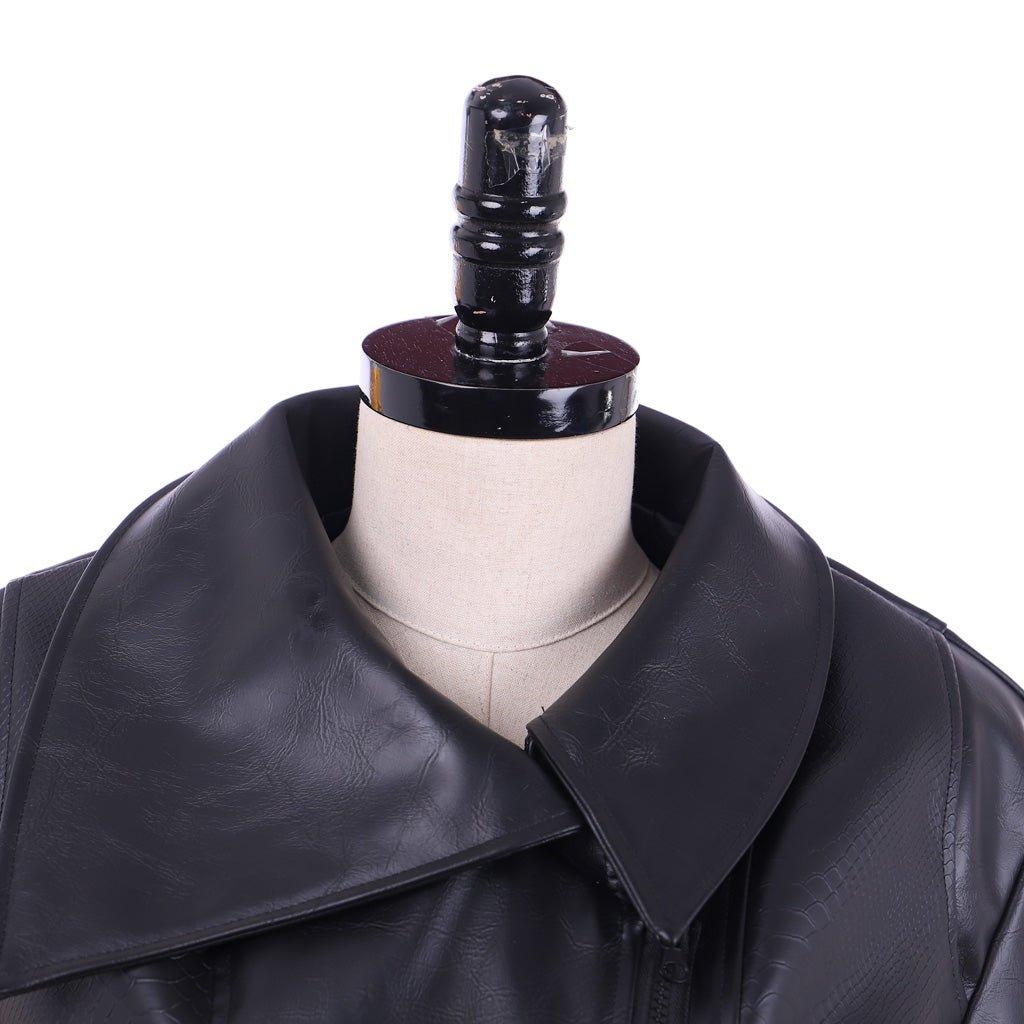 Costume Cosplay Emma Swan de Il Était Une Fois | Veste Noire & Pantalon | Tenue Cool pour Halloween