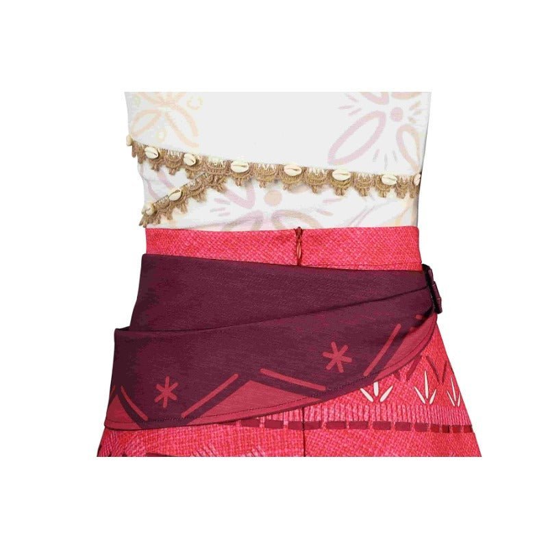 Ensemble Cosplay Moana 2 pour Femmes - Costume de Spectacle pour Romance Océanique
