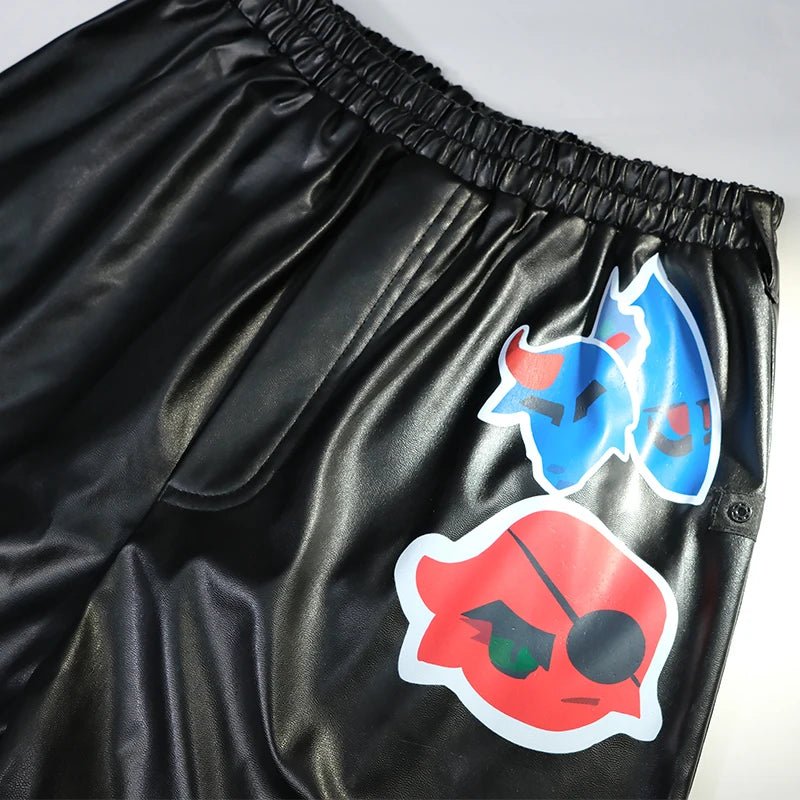 Costume Cosplay LOL HEARTSTEEL Ezreal Noir Unisexe Ensemble Complet avec Lunettes pour Halloween