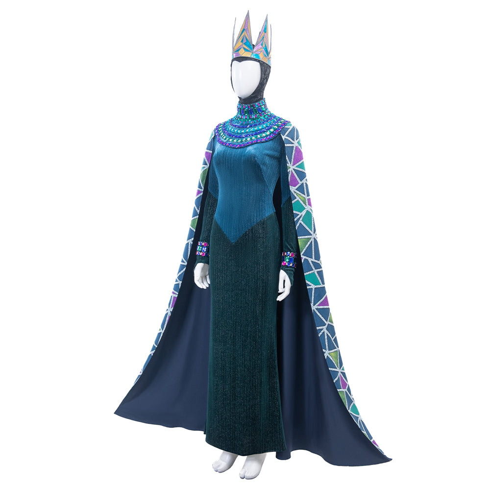 Costume Cosplay Reine Blanche Neige 2025 - Tenue Fidèle au Film
