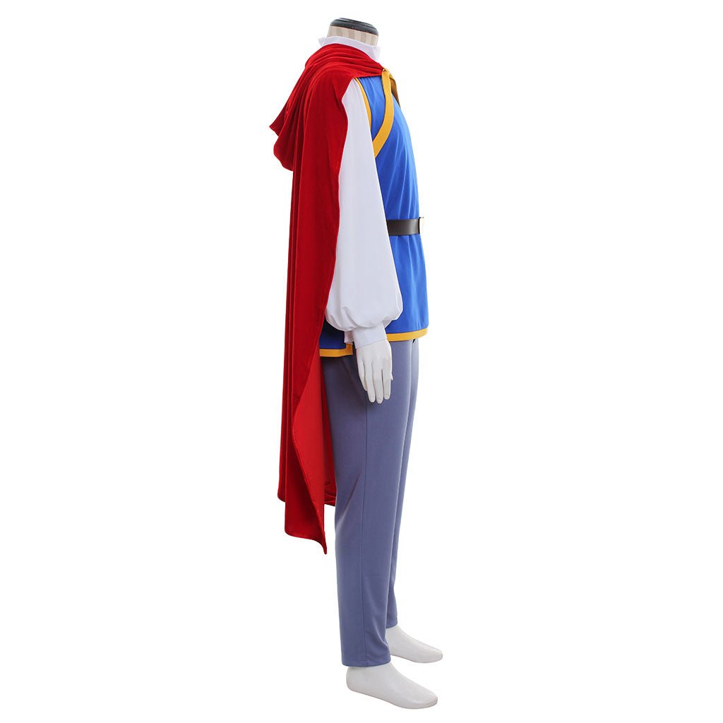 Costume Prince Charmant Cosplay | Ensemble Complet pour Homme avec Cape pour Halloween & Carnaval