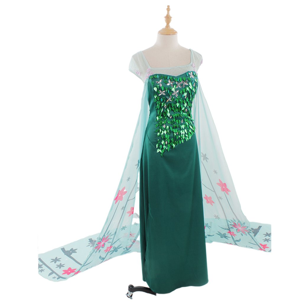 Série de Costumes Cosplay Anna & Elsa Frozen | Robes de Princesse pour Cosplay, Halloween & Fêtes