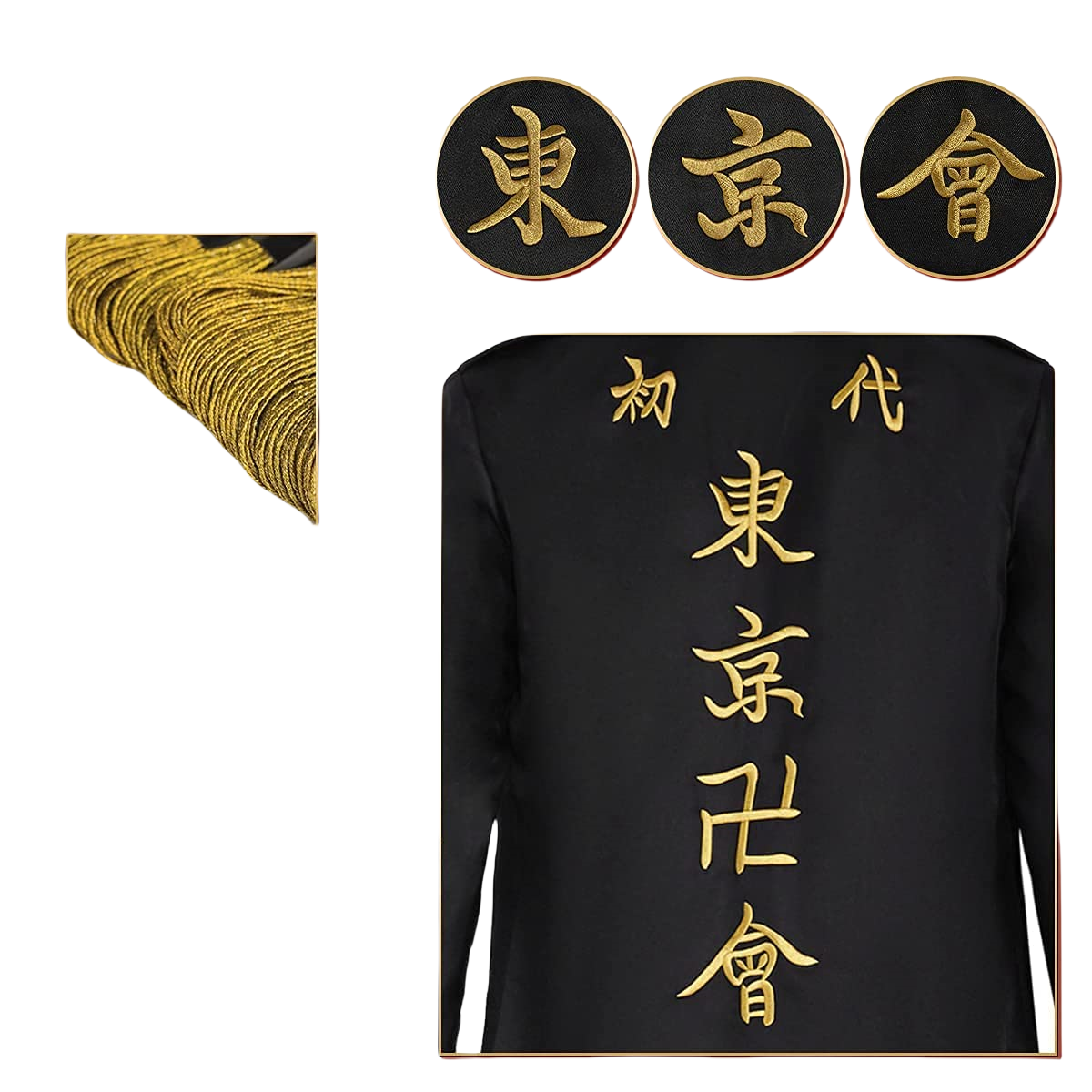 Costume Cosplay Manjiro Sano (Mikey) de Tokyo Revengers - Qualité Premium