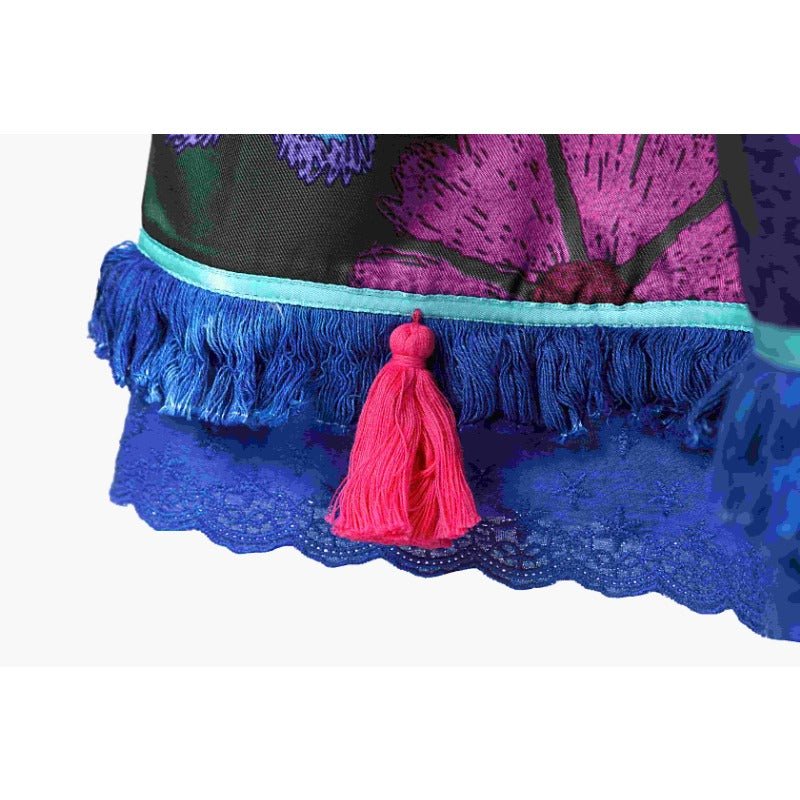 Robe Princesse Mirabel Encanto Costume Maison Magique pour Femme Halloween