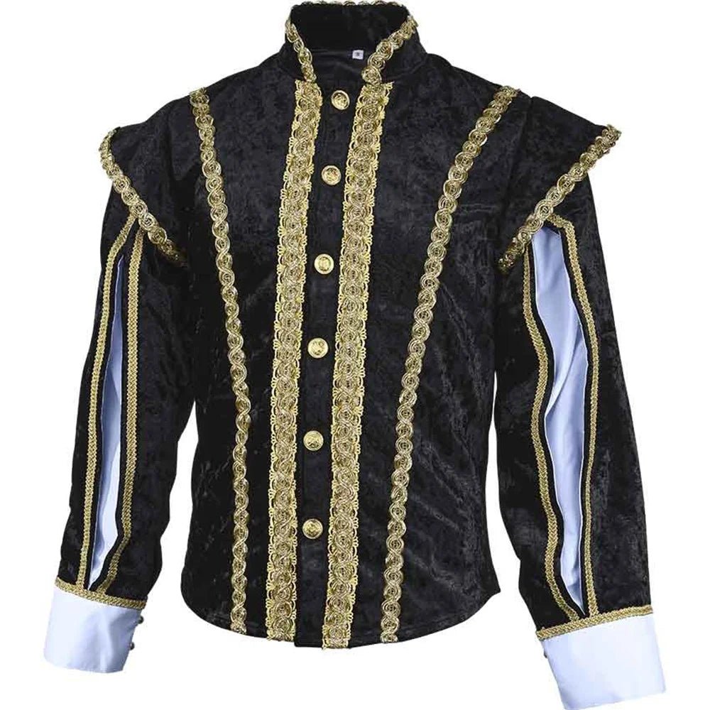 Veste Tudor Homme Costume Cosplay - Uniforme Renaissance Elizabethain pour Événements Médiévaux