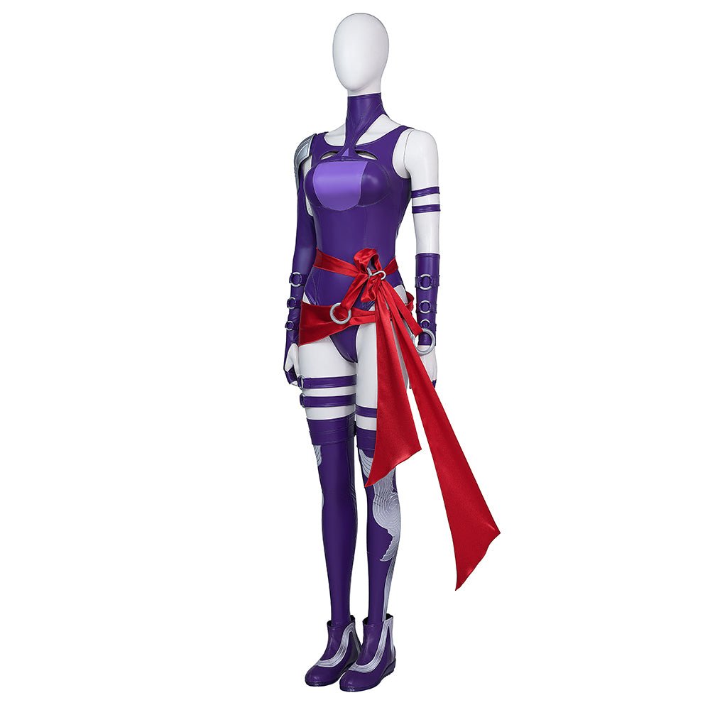 Costume Cosplay Psylocke L'Ange Vengeresse de Marvel Contest of Champions