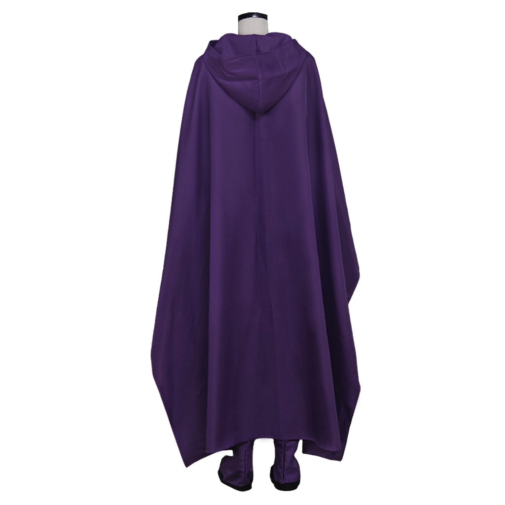 Costume Cosplay Raven Teen Titans - Superheroïne Bande Dessinée Halloween Cape & Combinaison