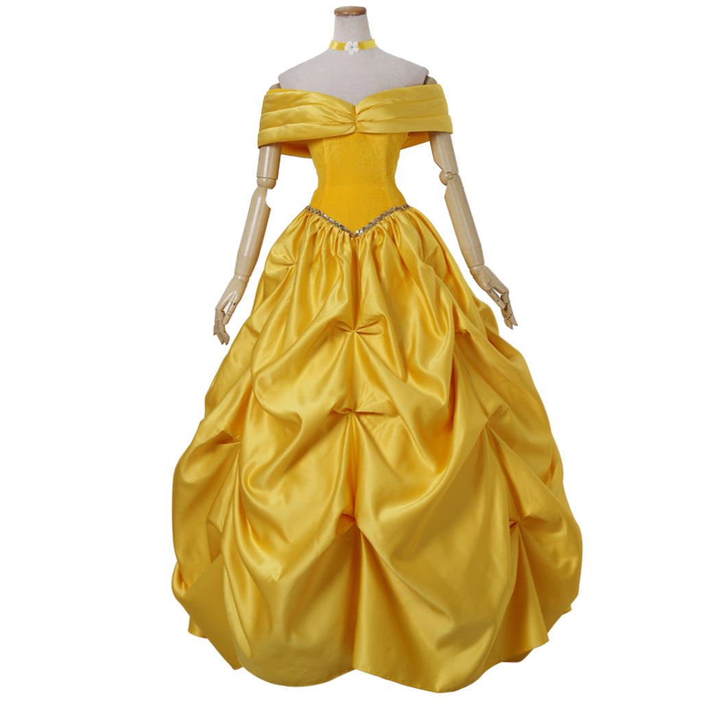 Costume Cosplay Belle - La Belle et la Bête | Robe Princesse Disney pour Halloween et Événements