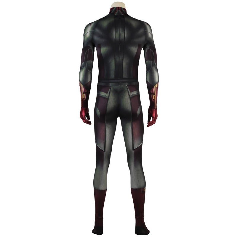 Costume Cosplay Avengers Vision Combinaison Imprimée 3D avec Cape