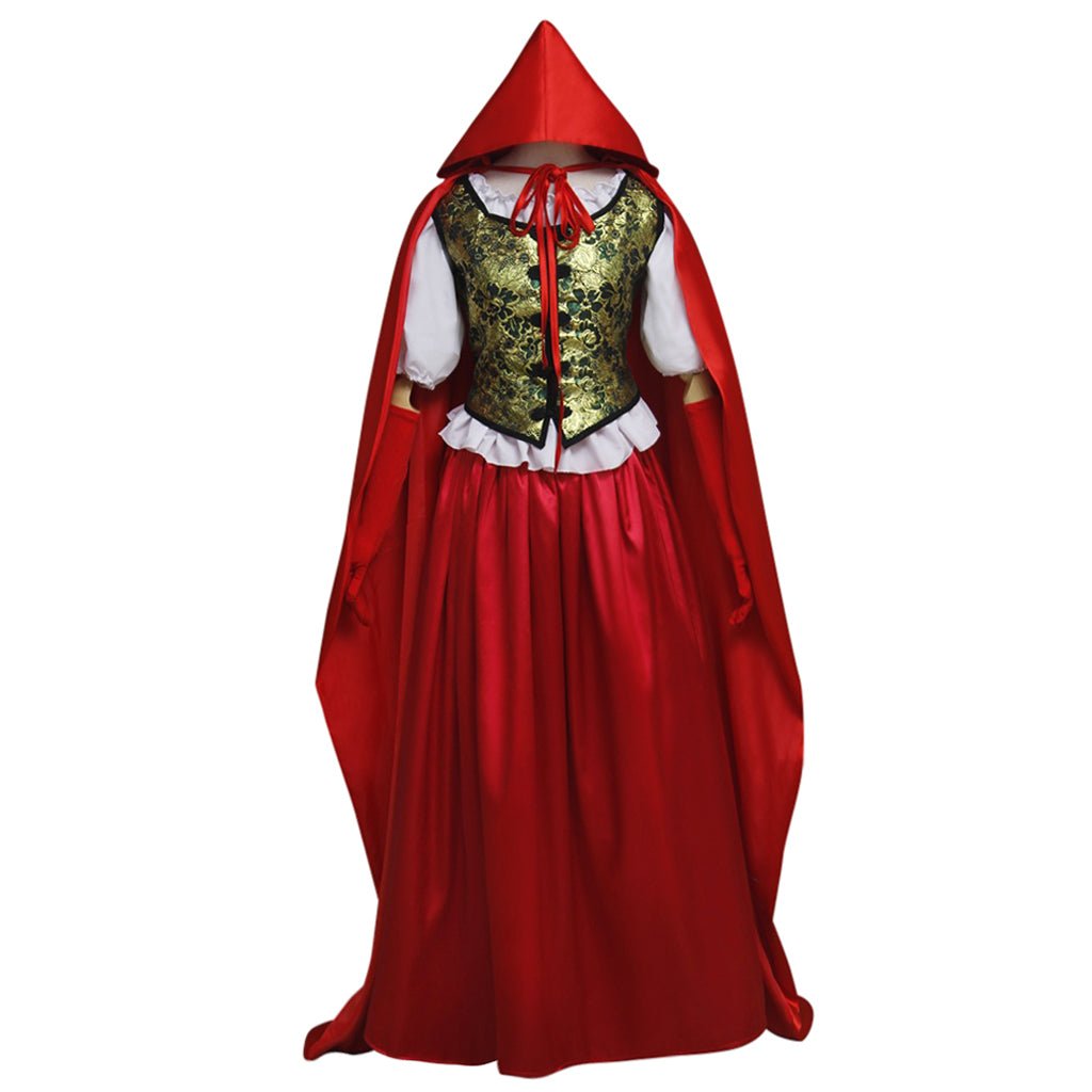 Costume de Cape du Petit Chaperon Rouge de Ruby | Tenue de Cosplay pour Femmes Adultes Halloween