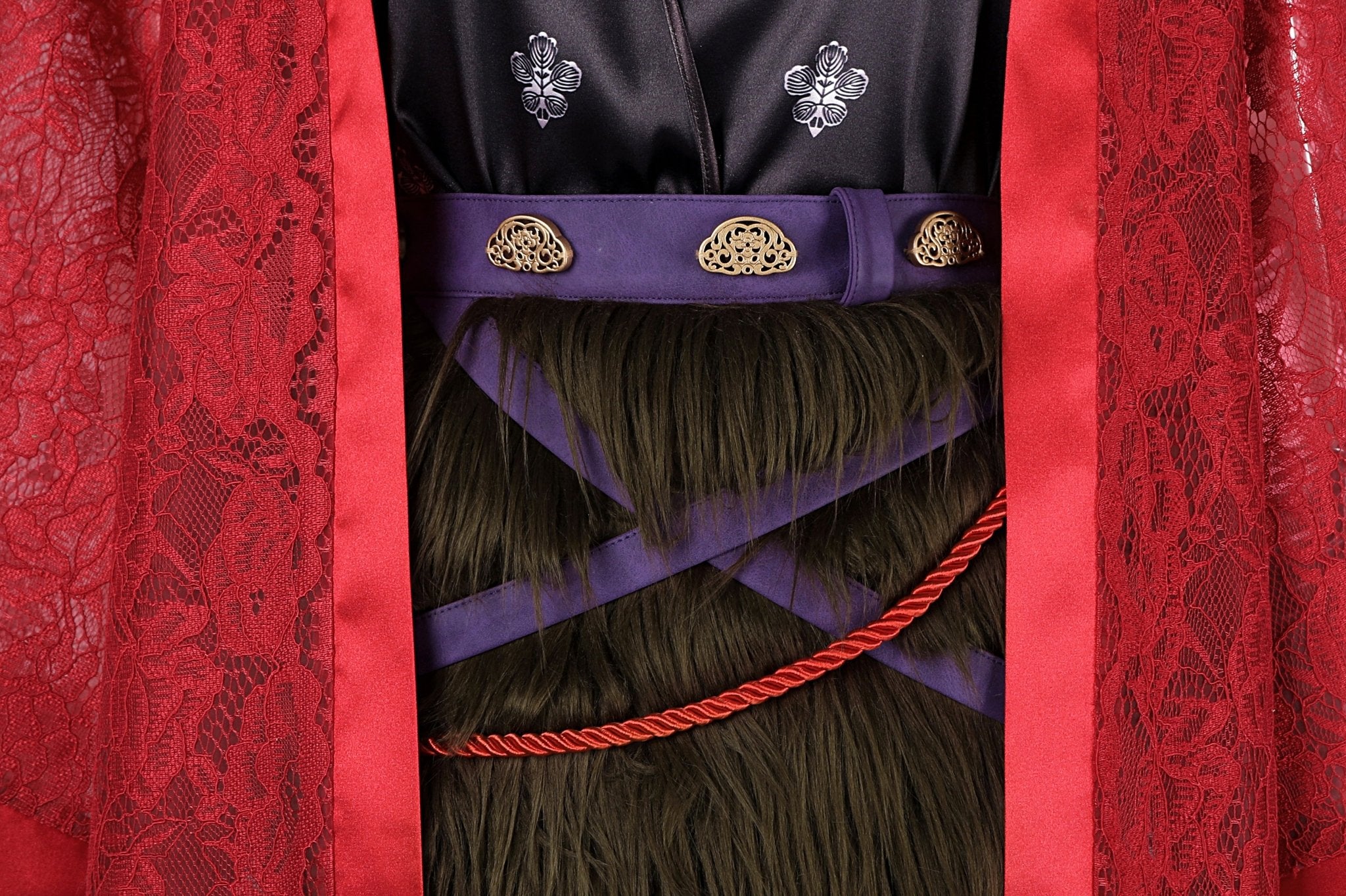 Costume Cosplay Pingping de Black Myth: Wukong Complet avec Oreilles et Tai pour Fête d'Halloween