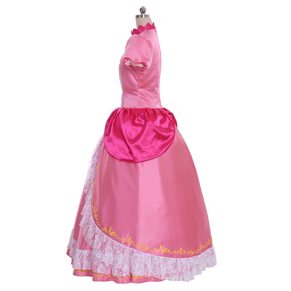 Costume Cosplay Princesse Daisy | Robe de la Sœur de Peach de la Série de Jeux