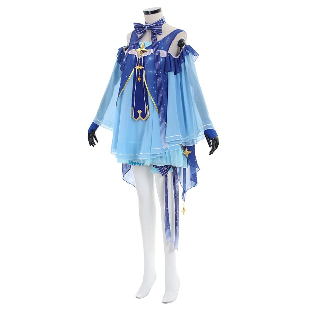 Costume Cosplay Snow Miku Hatsune Miku Tenue d'Hiver pour Fans d'Anime