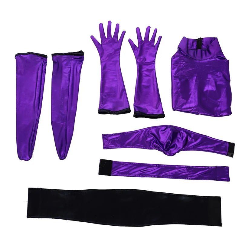 Costume Cosplay Mileena - Combinaison de Combat Violette pour Femme | Tenue Cosplay Mortal Kombat