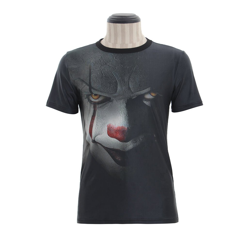T-shirt à manches courtes Pennywise - It: Chapitre Un - Costume Cosplay
